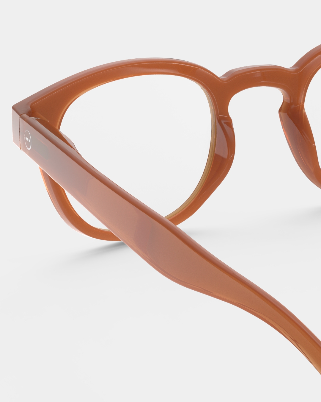 Trendy READING glasses #C Spicy Clove Square - Izipizi