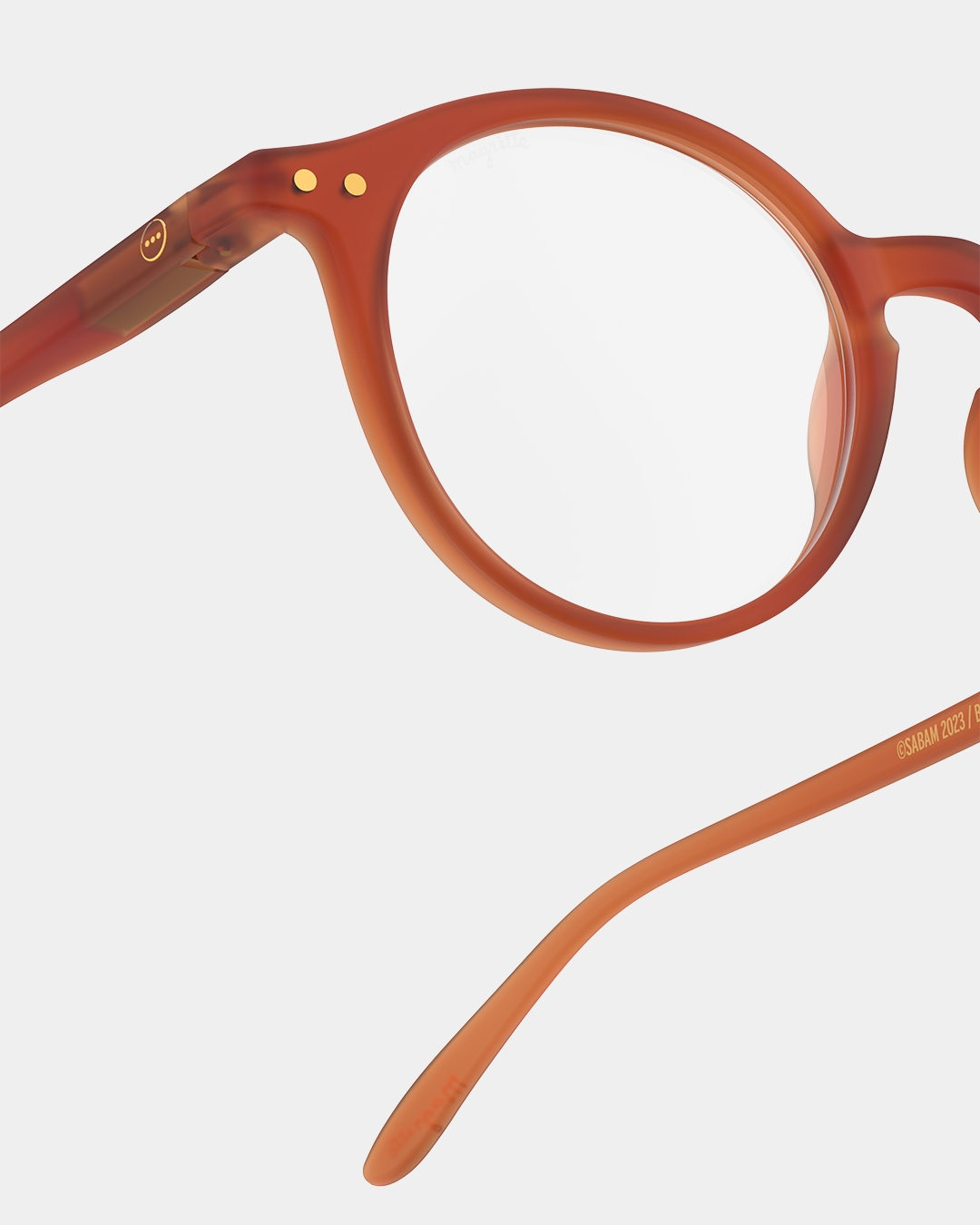 Trendy READING glasses #D Heavy Red - MAGRITTE x IZIPIZI Pantos - Izipizi