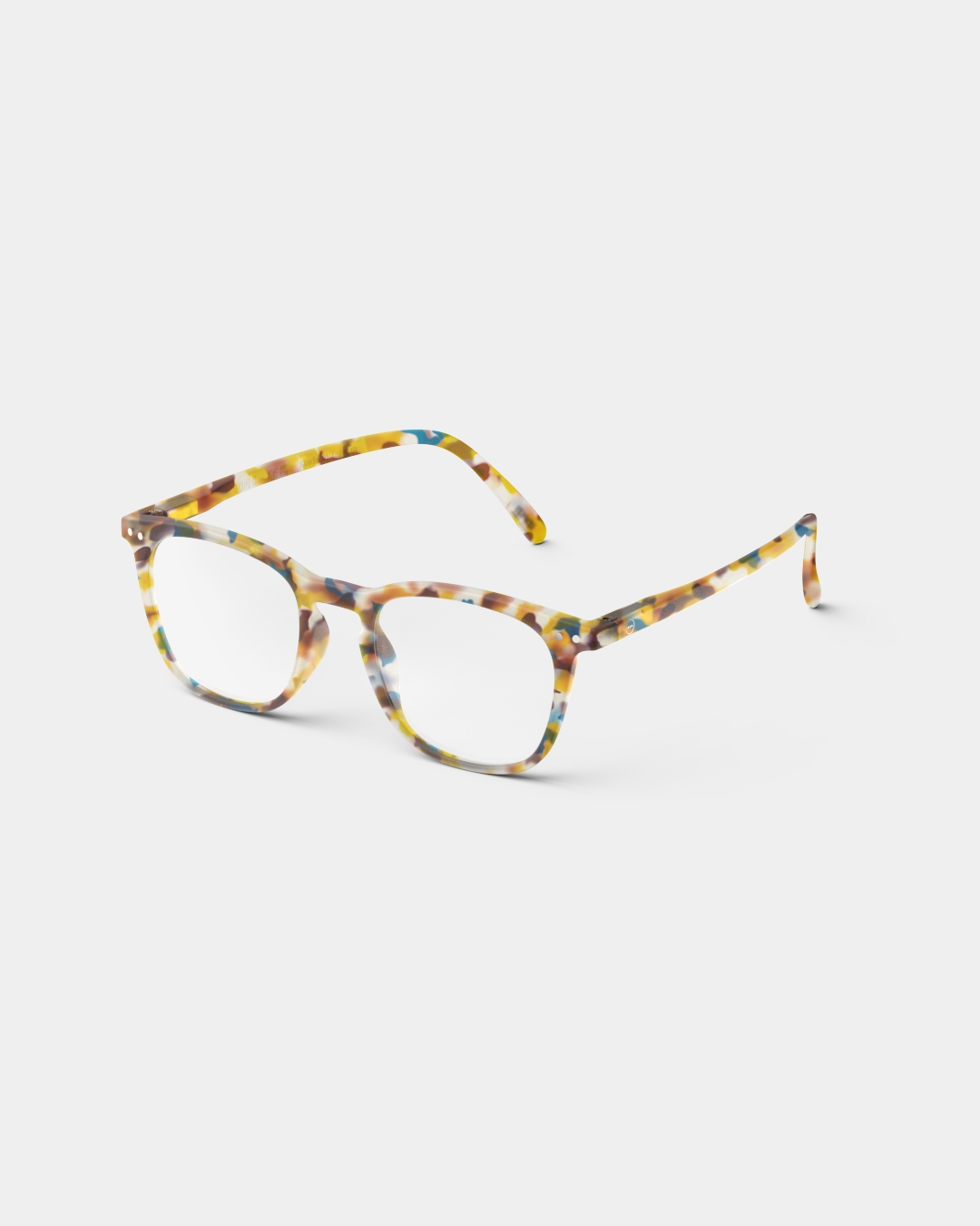 Trendy READING glasses #E Blue Tortoise Trapeze - Izipizi