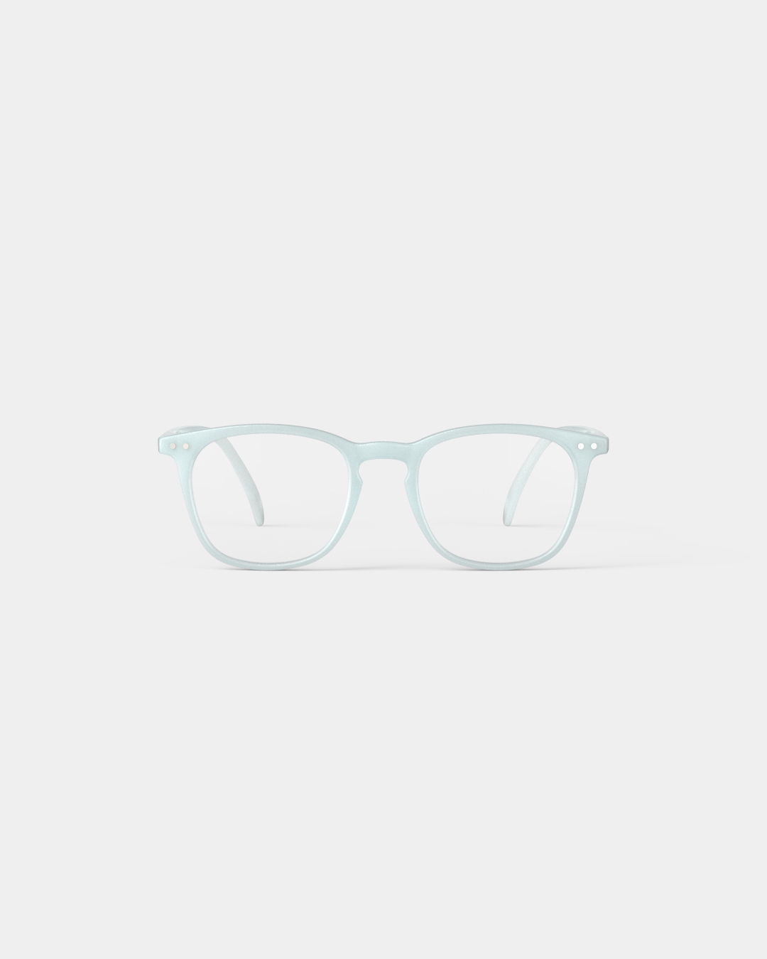 Trendy READING glasses #E Misty Blue Trapeze - Izipizi