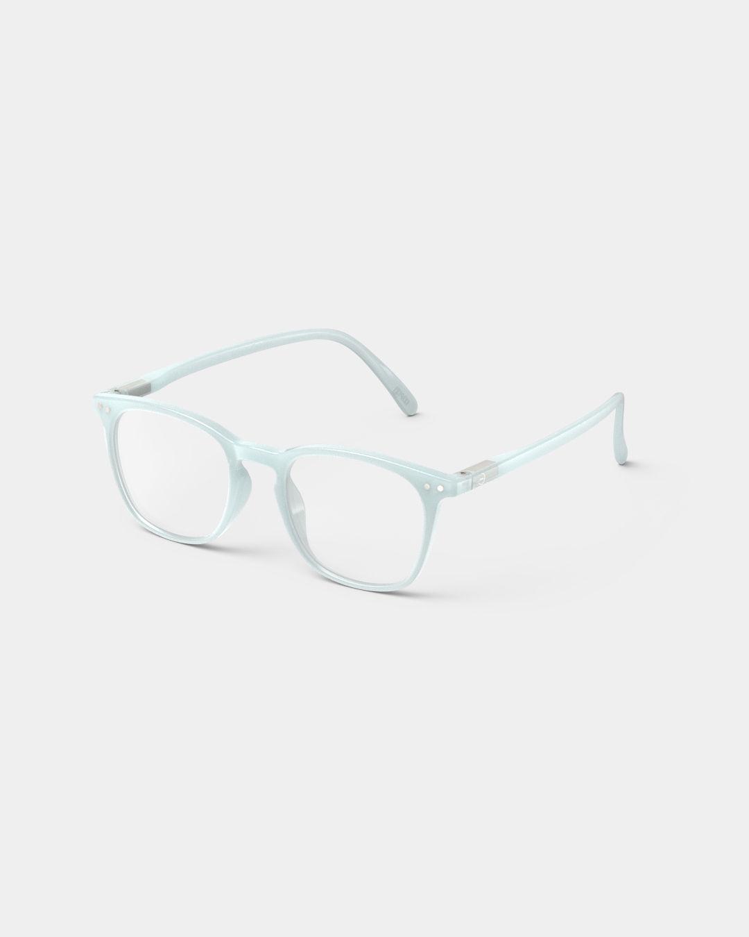 Trendy READING glasses #E Misty Blue Trapeze - Izipizi