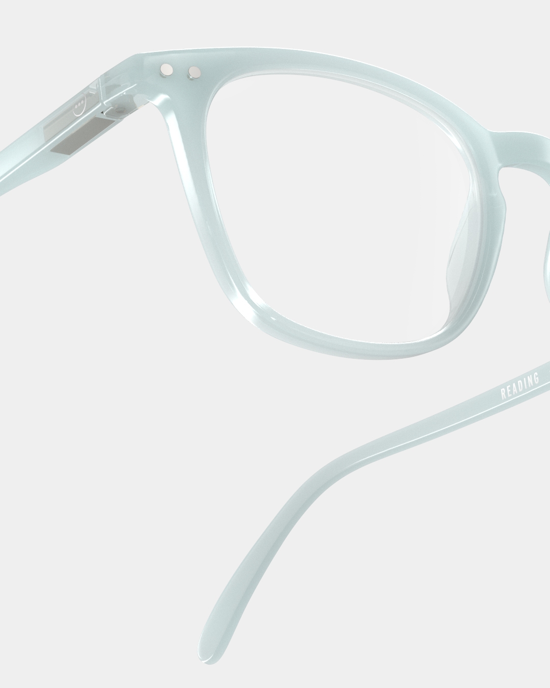 Lunette #E Misty Blue Trapèze Bleu à la mode - Izipizi