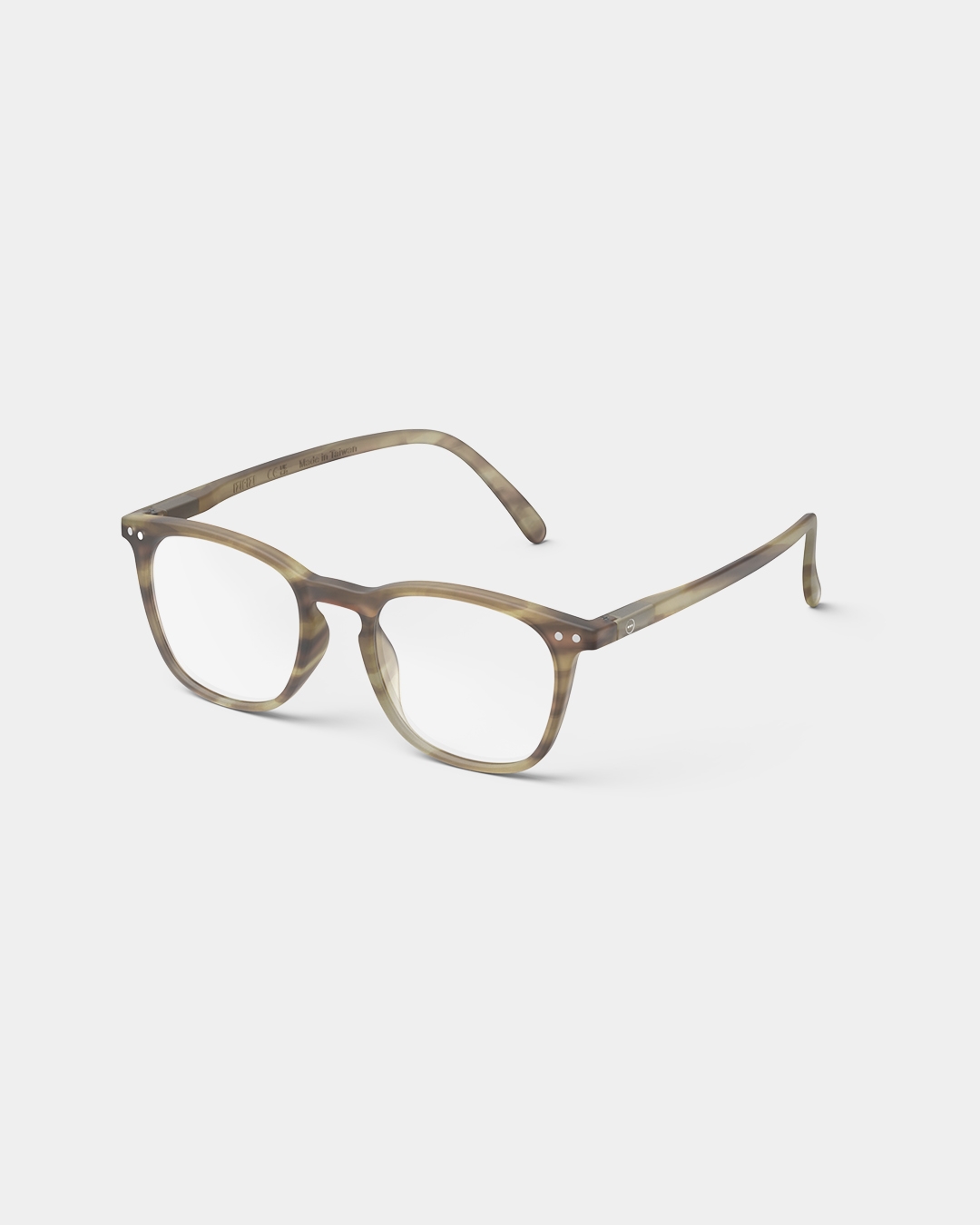 Brille #E Smoky Brown Trapezförmige Braun - Izipizi