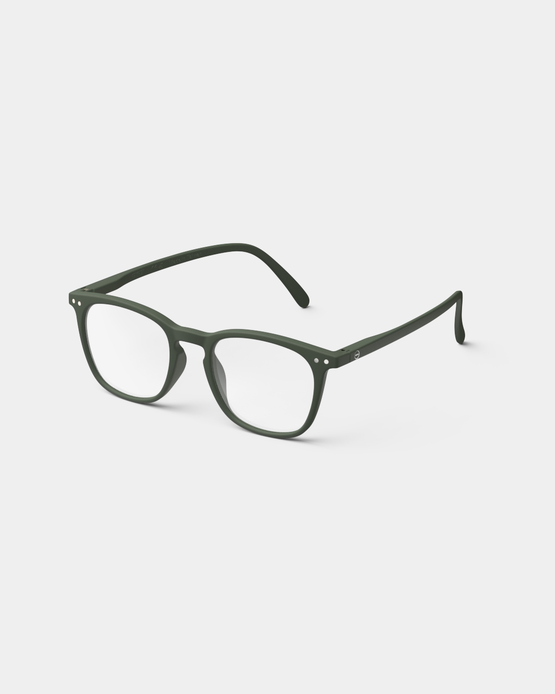 Trendy READING glasses #E Kaki Green Trapezoidale - Izipizi