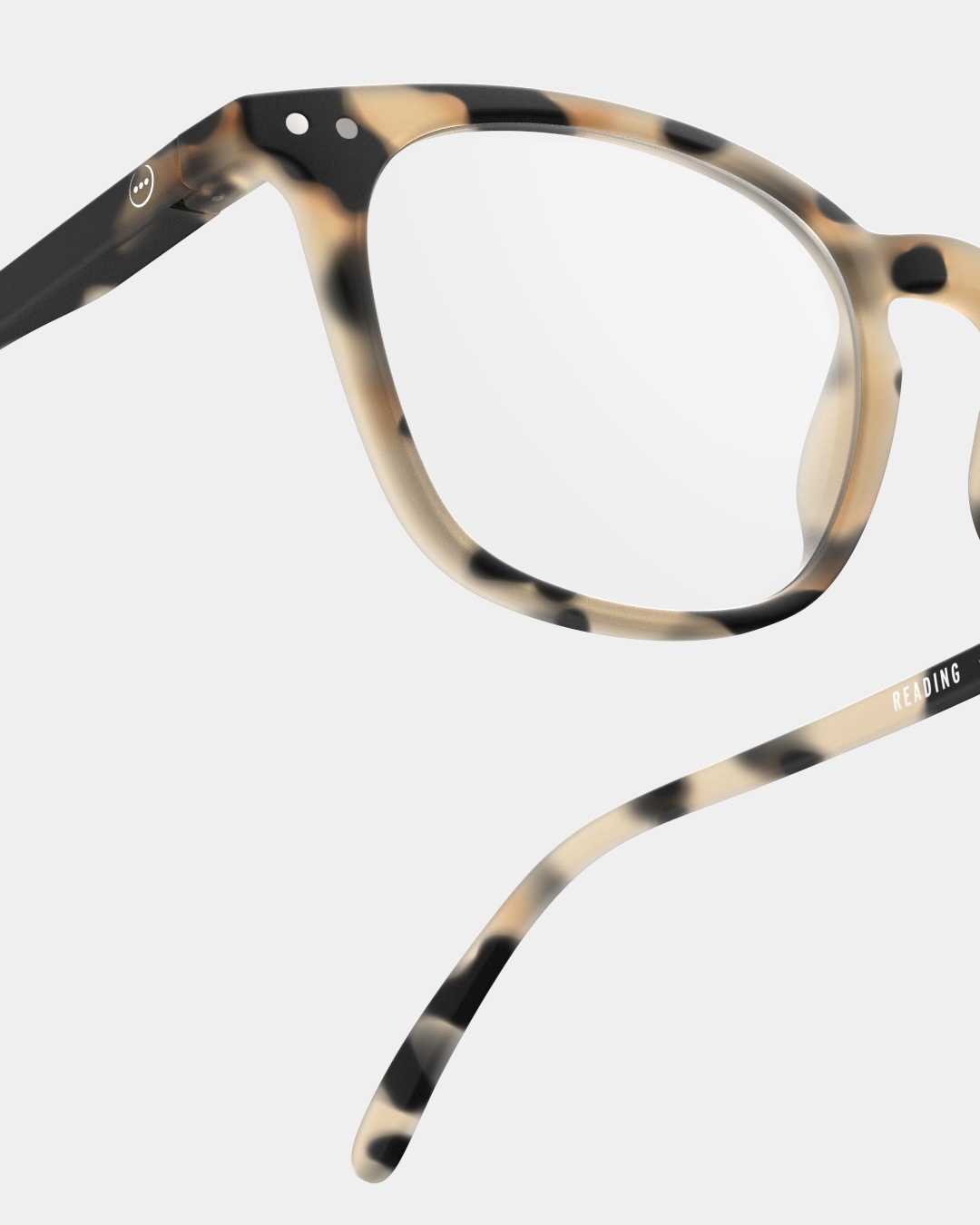 Trendy READING glasses #E Light Tortoise Trapeze - Izipizi