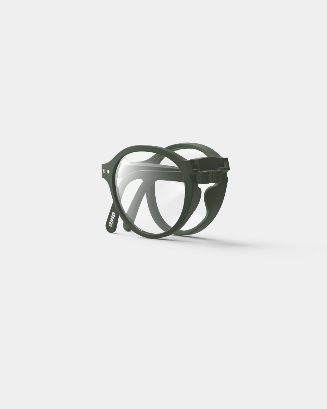 Brille #F Kaki Green Pantos Grün - Izipizi