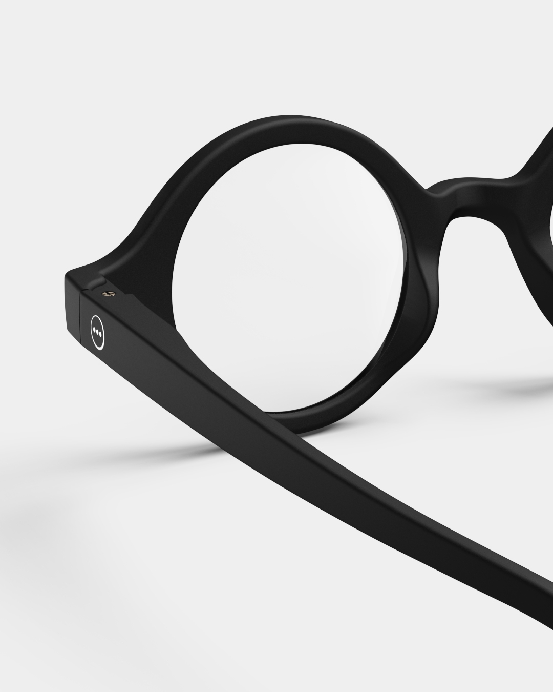 Trendy READING glasses #J Black Round - Izipizi