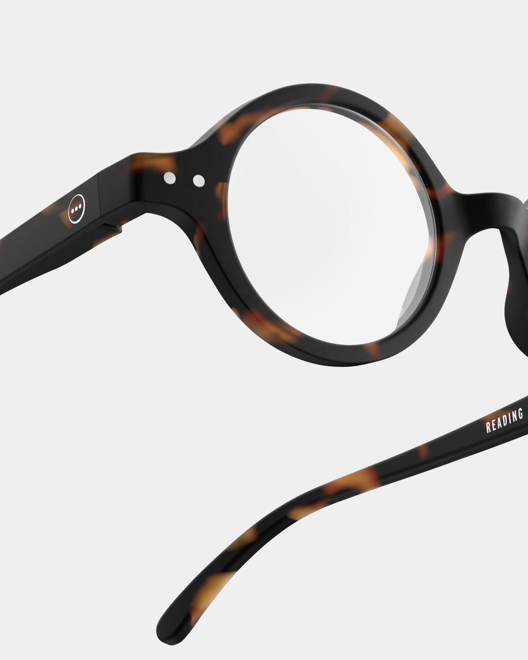 Trendy READING glasses #J Tortoise Round - Izipizi