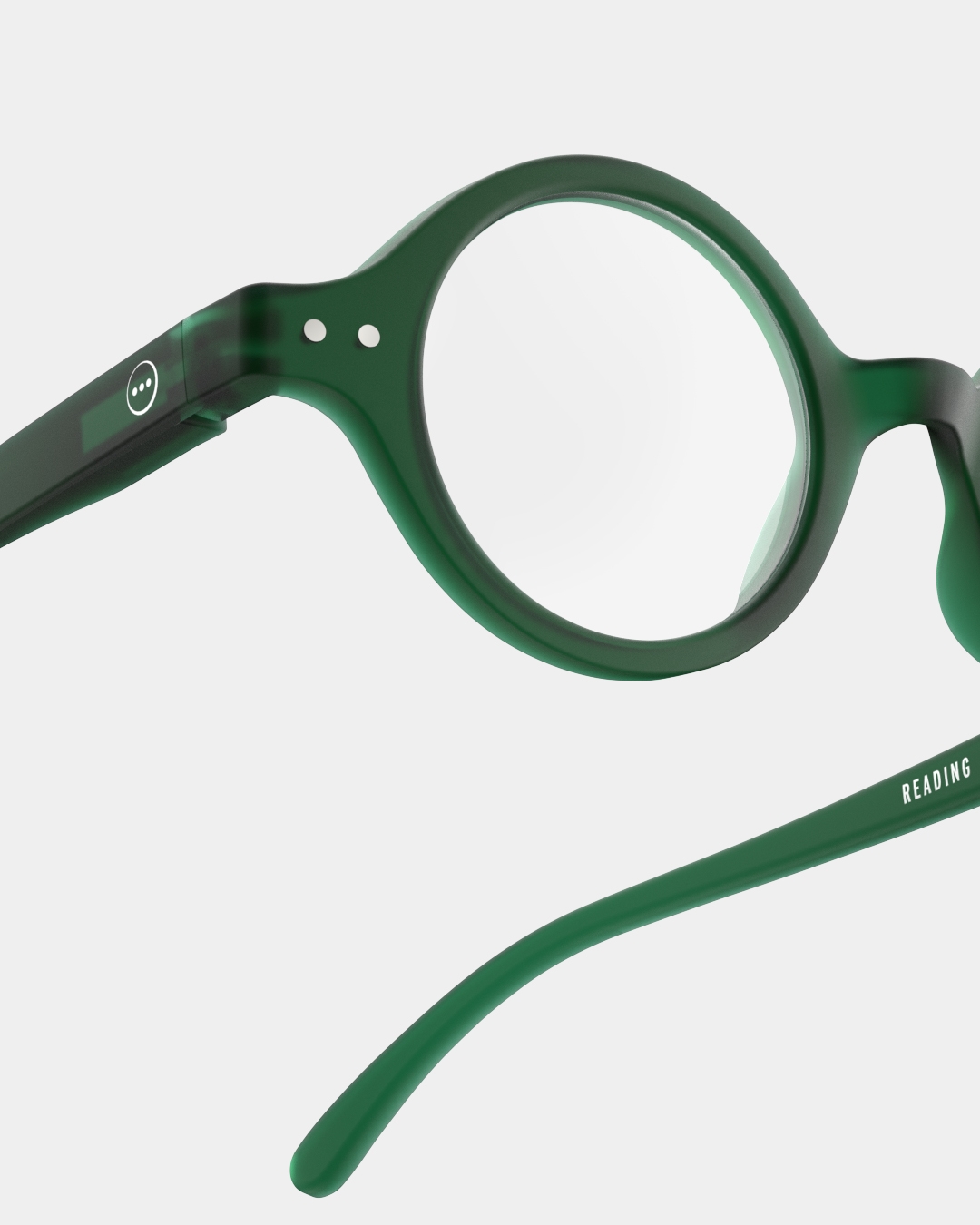 Trendy READING glasses #J Green Round - Izipizi