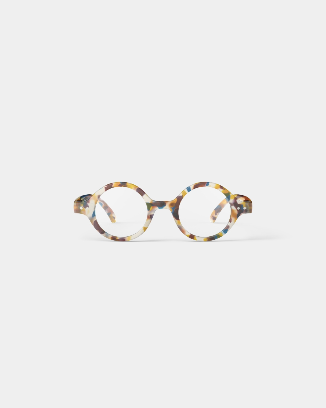 Trendy READING glasses #J Blue Tortoise Round - Izipizi