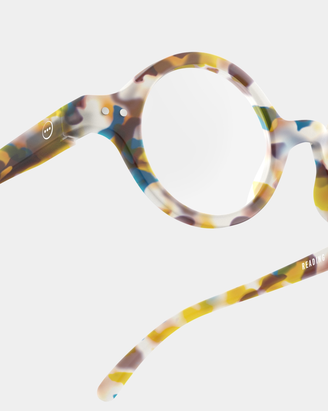 Trendy READING glasses #J Blue Tortoise Redonda - Izipizi