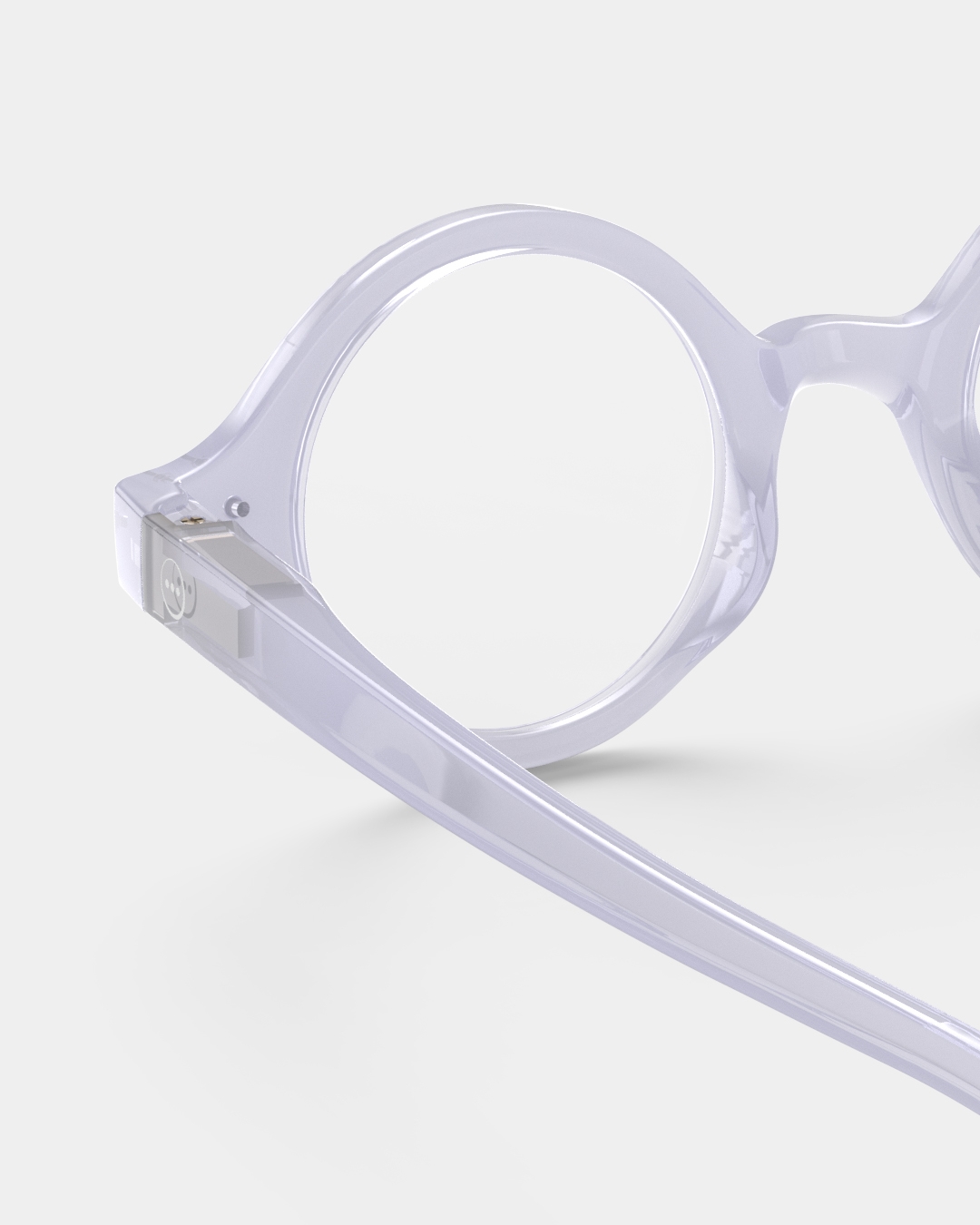 Trendy READING glasses #J Violet Dawn Round - Izipizi