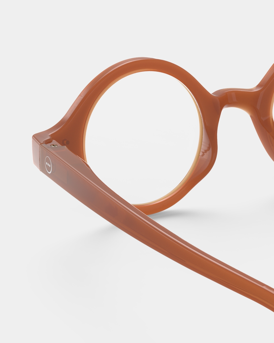 Trendy READING glasses #J Spicy Clove Round - Izipizi