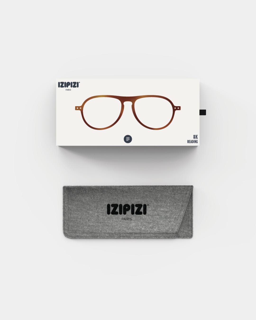 Brille #K Havane Fliegerbrille Braun - Izipizi