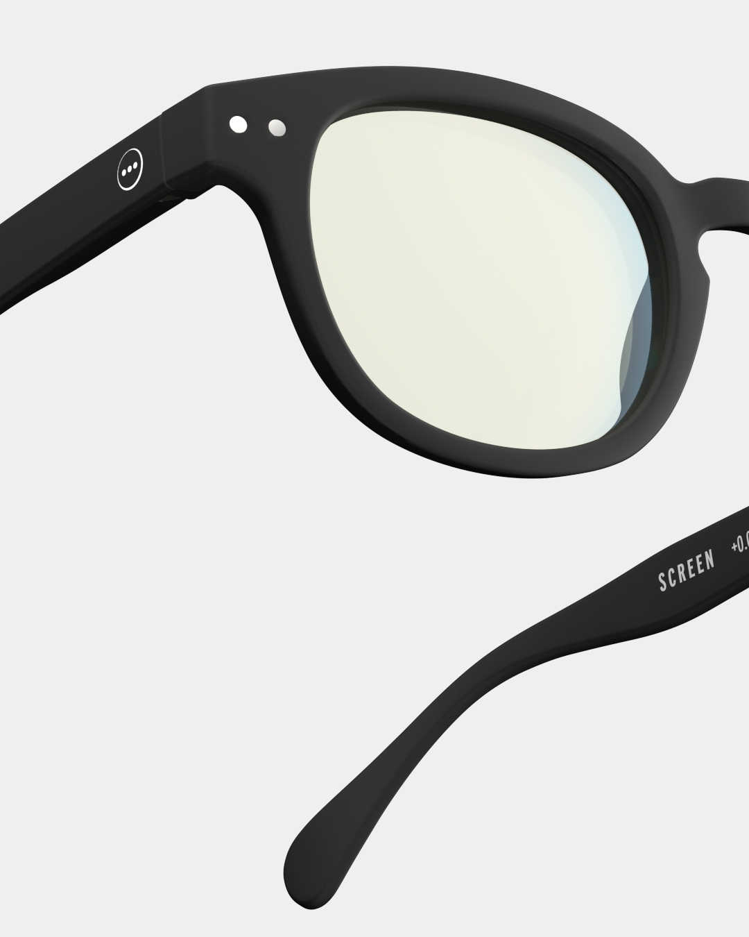 Trendy SCREEN glasses #C Black Square - Izipizi