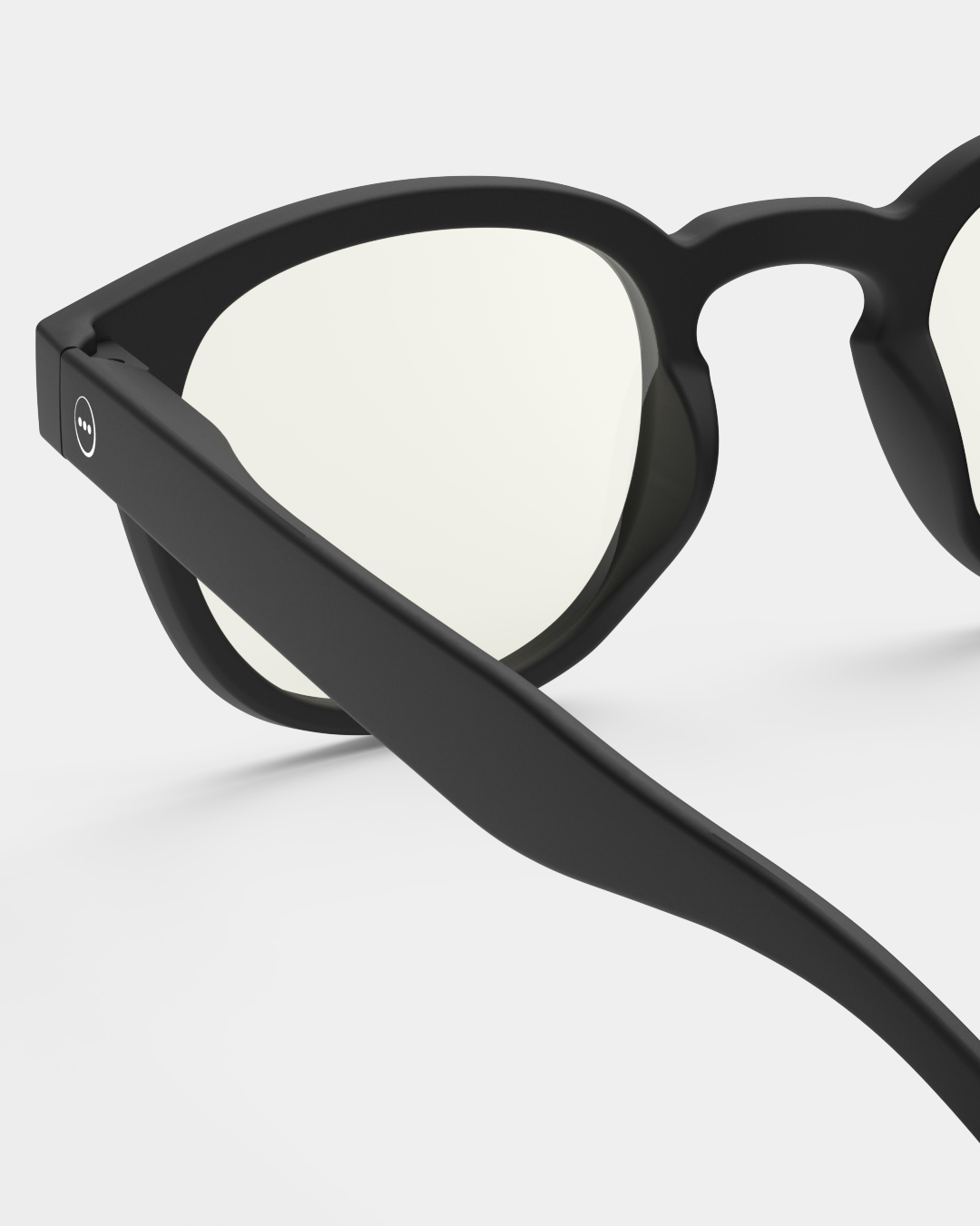 Lunette #C Black Carré Noir à la mode - Izipizi