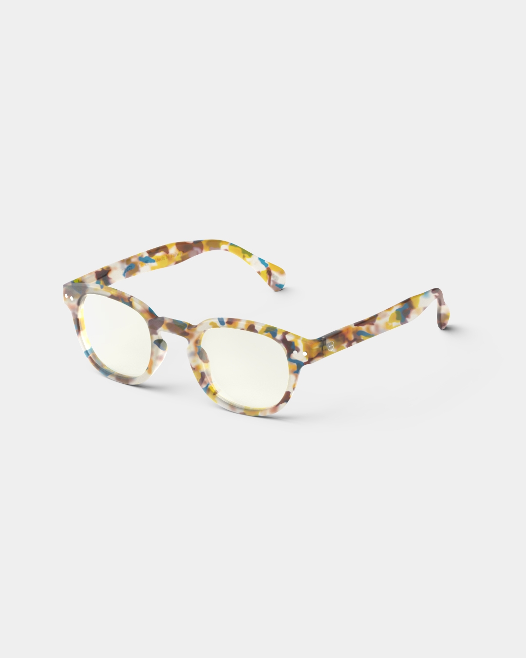 Brille #C Blue Tortoise Quadrat Blau - Izipizi