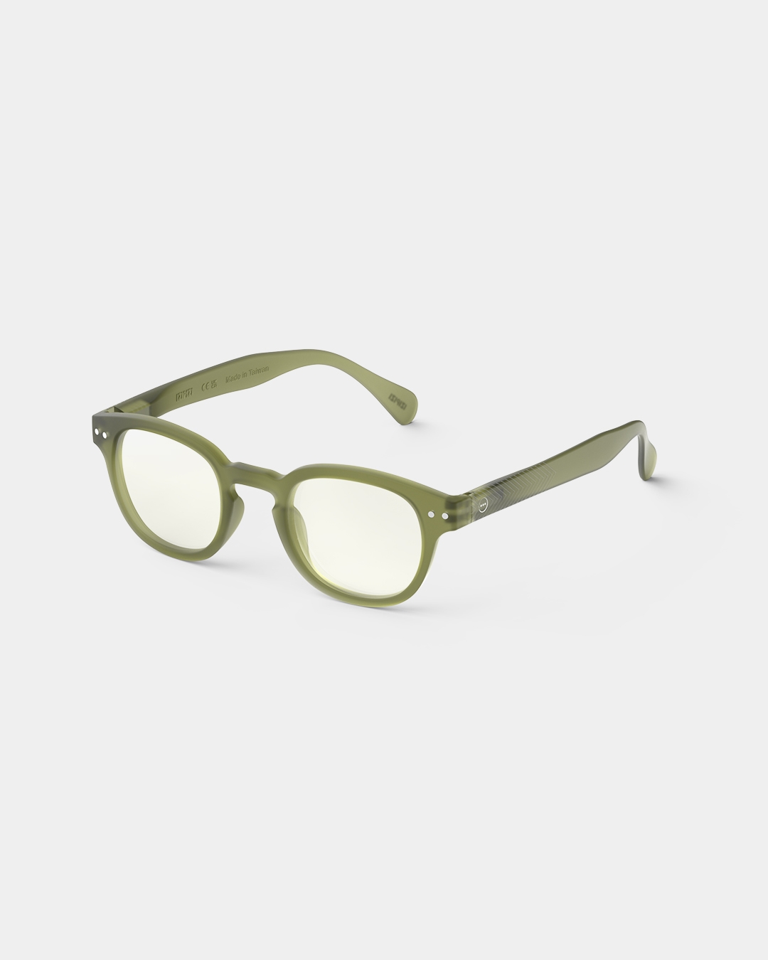 Lunette #C Tailor Green Carré Vert à la mode - Izipizi