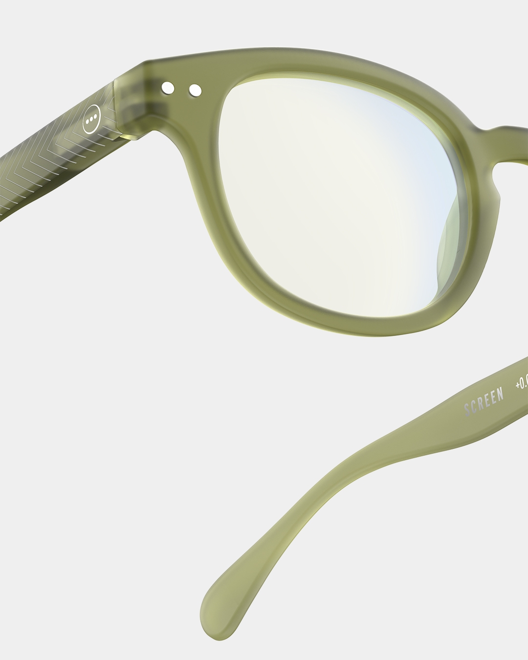 Lunette #C Tailor Green Carré Vert à la mode - Izipizi