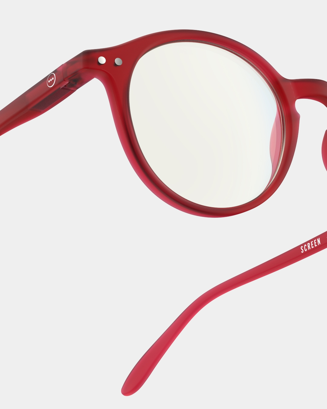 Trendy SCREEN glasses #D Red Pantos - Izipizi