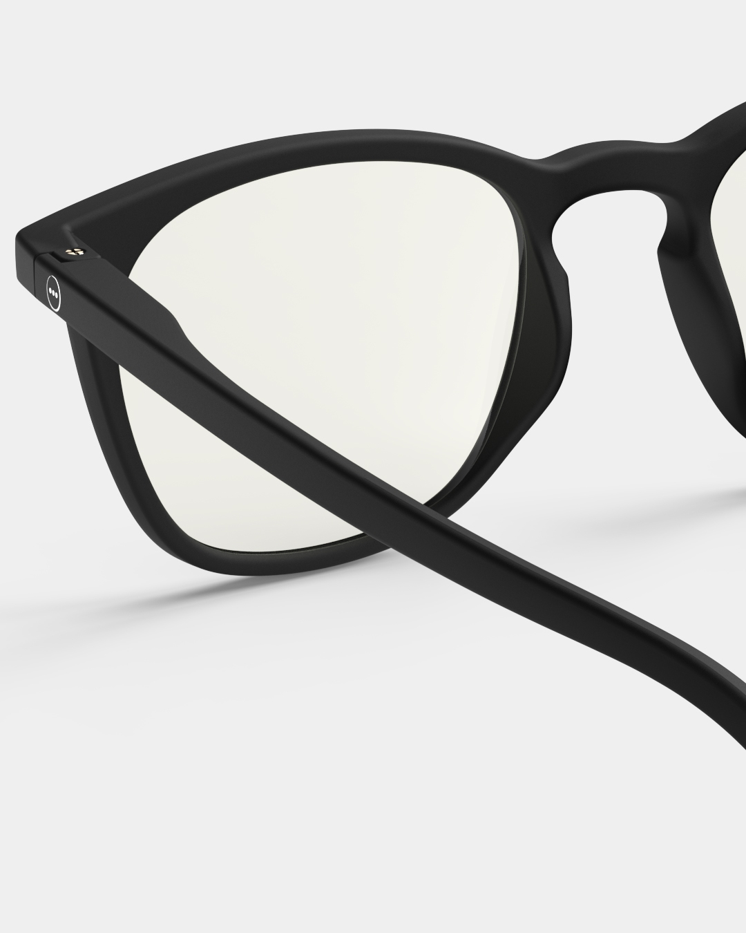 Lunette #E Black Trapèze Noir à la mode - Izipizi