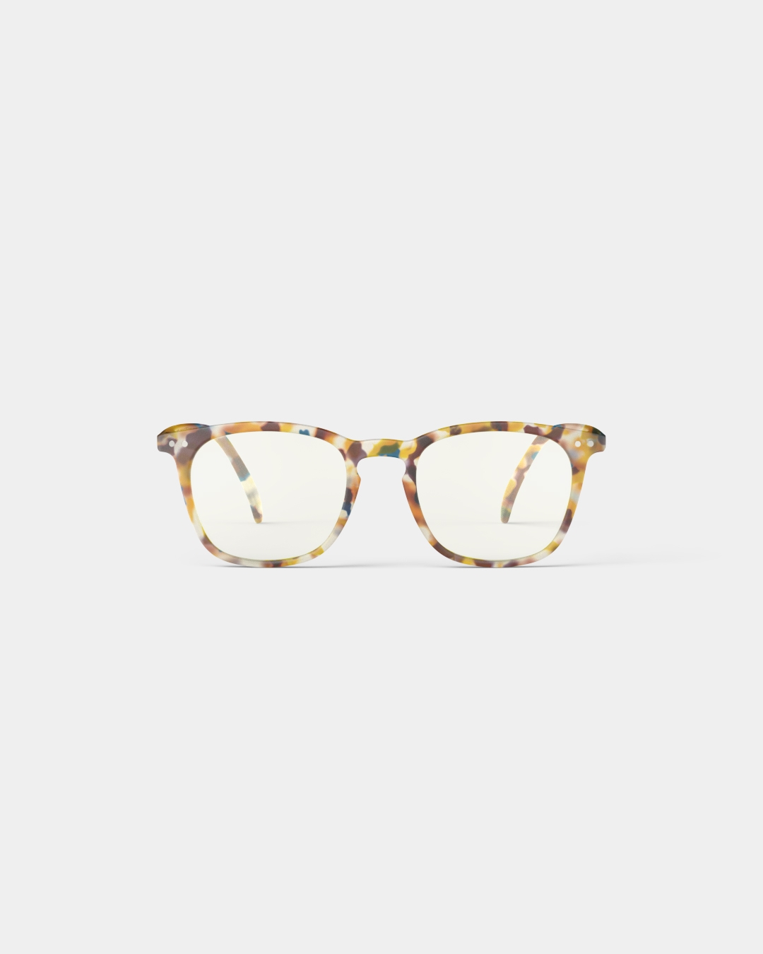 Gafas #E Blue Tortoise Trapezoidale Multicolor y patrones - Izipizi