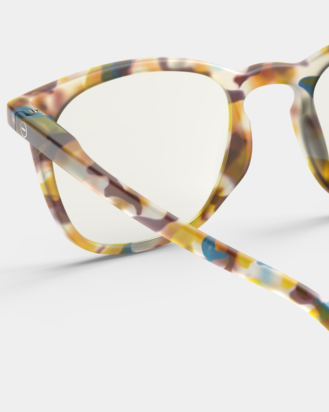 Gafas #E Blue Tortoise Trapezoidale Multicolor y patrones - Izipizi