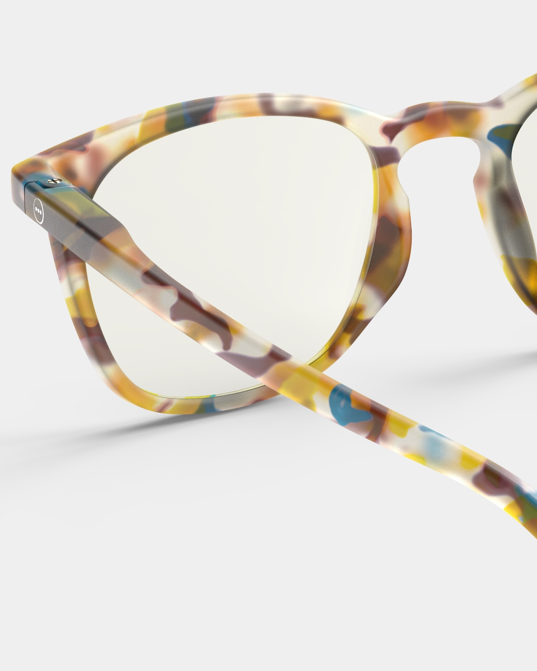 Trendy READING SCREEN glasses #E Blue Tortoise Trapeze - Izipizi