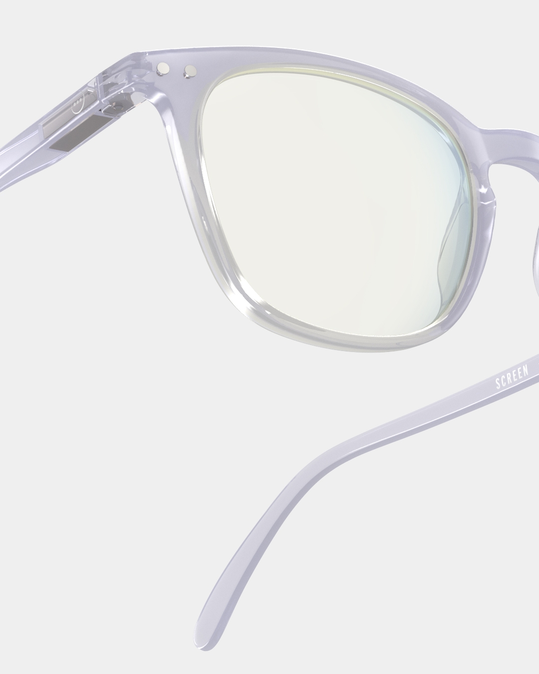 Trendy SCREEN glasses #E Violet Dawn Trapeze - Izipizi