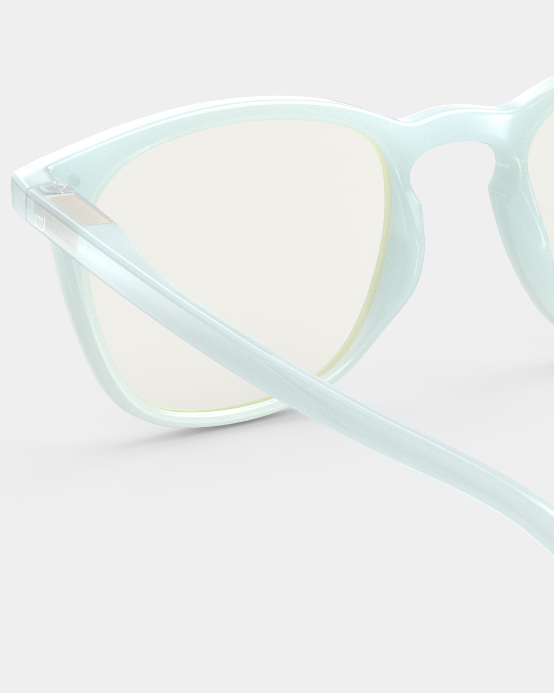 Trendy SCREEN glasses #E Misty Blue Trapeze - Izipizi
