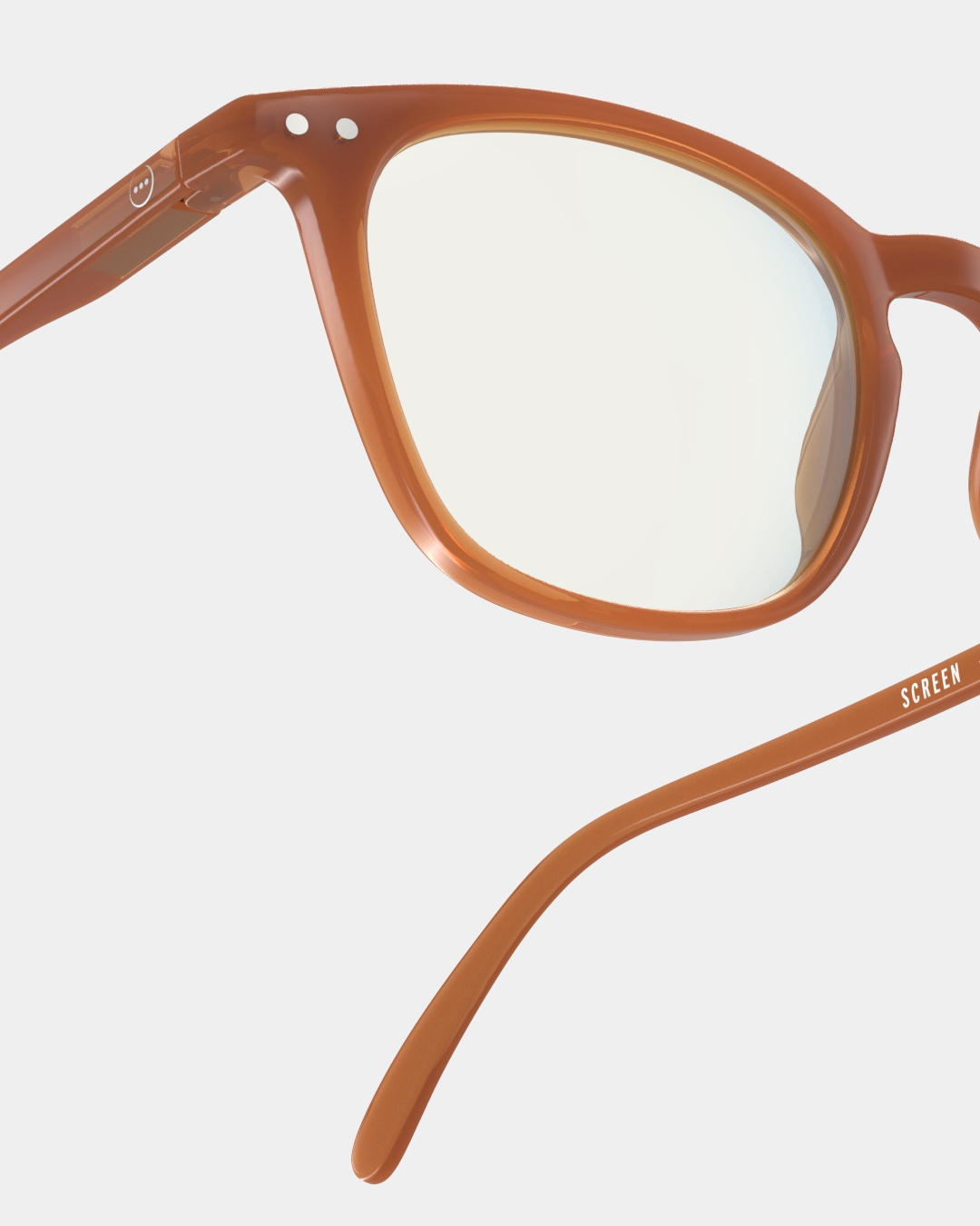 Gafas #E Spicy Clove Trapezoidale Castaño - Izipizi