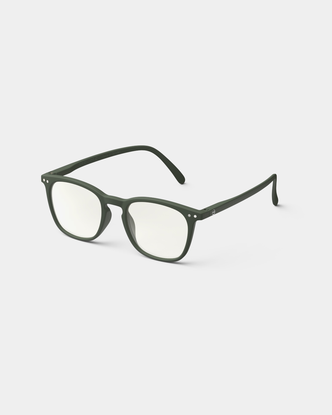 Lunette #E Kaki Green Trapèze Vert à la mode - Izipizi