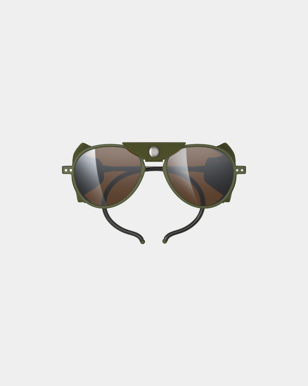 Trendy GLACIER glasses #I Kaki Green - Izipizi