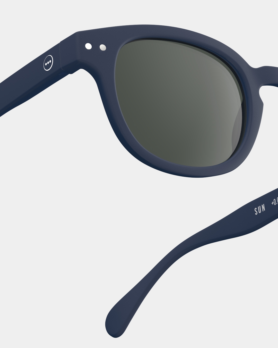 Trendy SUN glasses #C Navy Blue Square - Izipizi