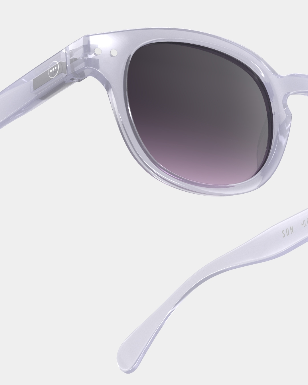 Trendy SUN glasses #C Violet Dawn Square - Izipizi