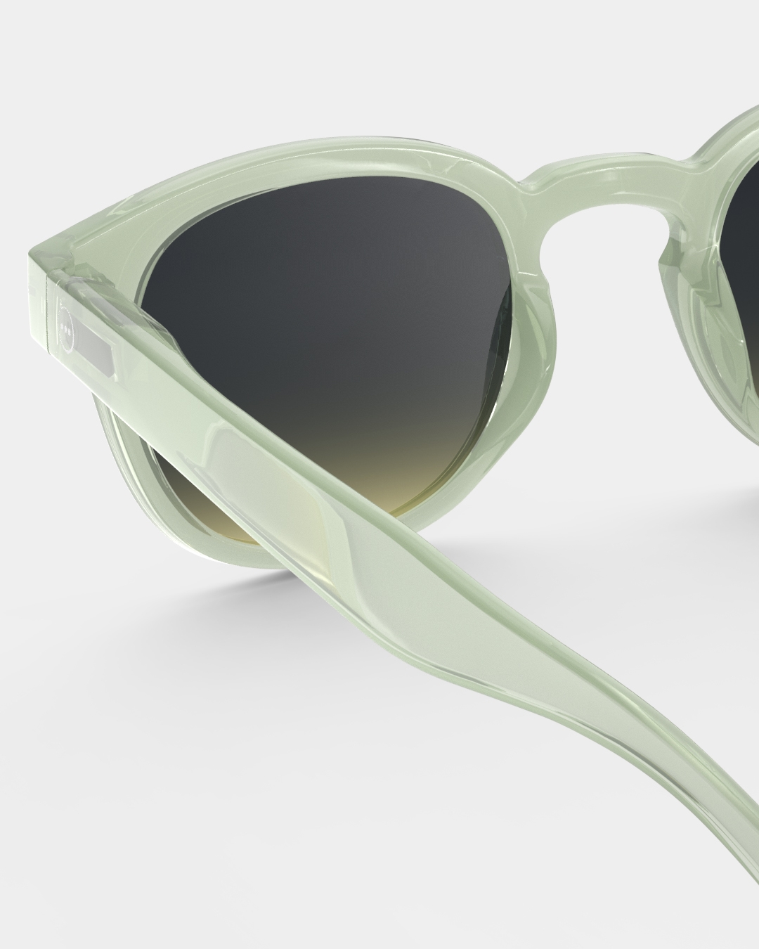 Trendy SUN glasses #C Quiet Green Square - Izipizi