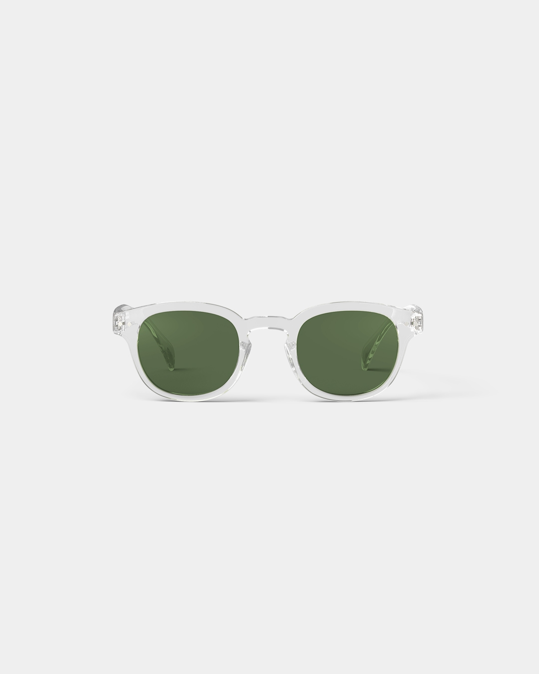 Trendy SUN glasses #C White Crystal Emerald Square - Izipizi