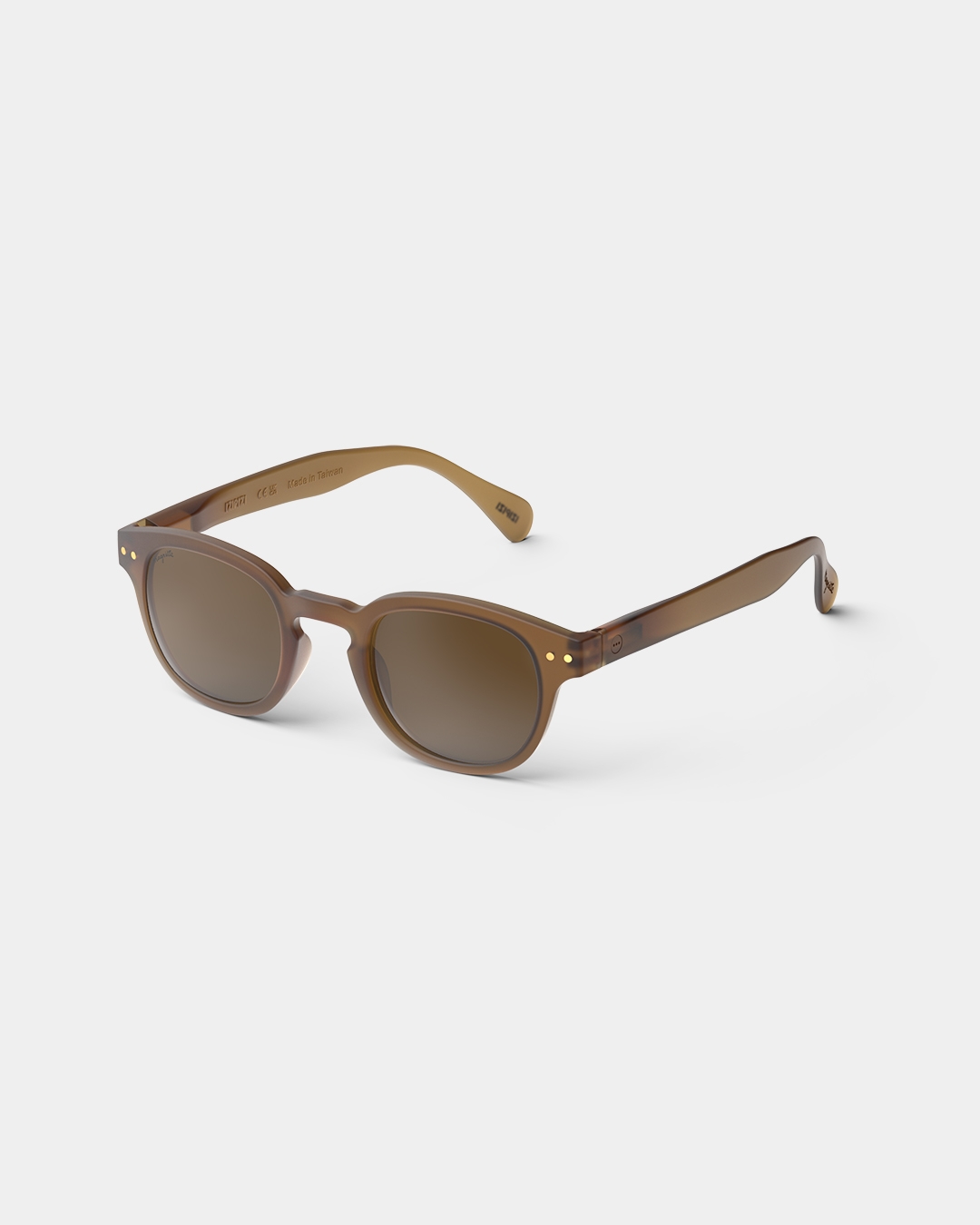 Trendy SUN glasses #C Brown Pipe - MAGRITTE x IZIPIZI Square - Izipizi