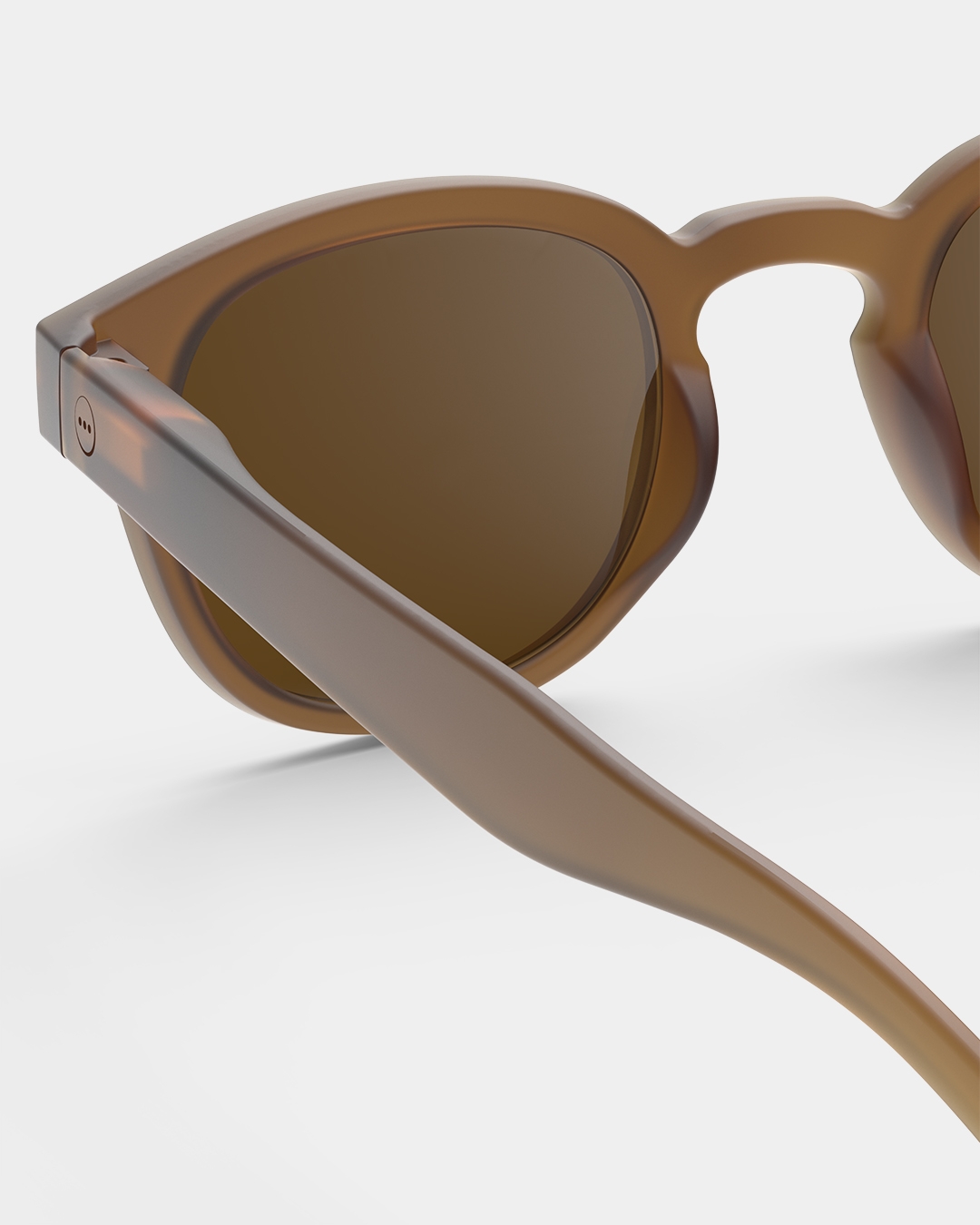 Trendy SUN glasses #C Brown Pipe - MAGRITTE x IZIPIZI Square - Izipizi