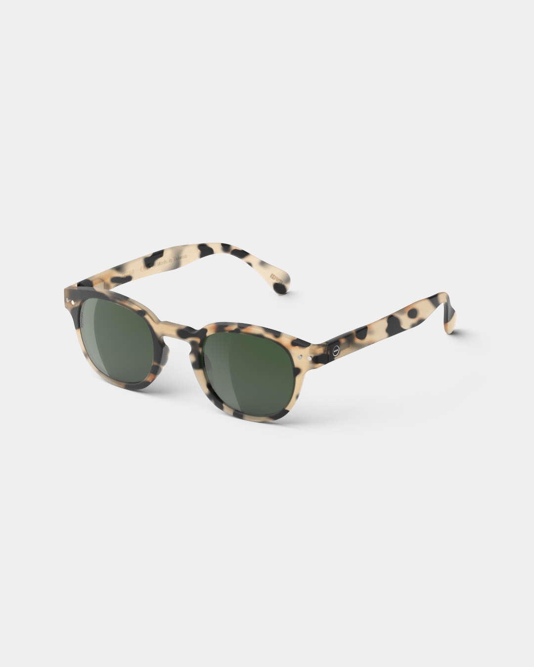 Lunette #C Light Tortoise Polarized Carré Multicolore et motifs à la mode - Izipizi