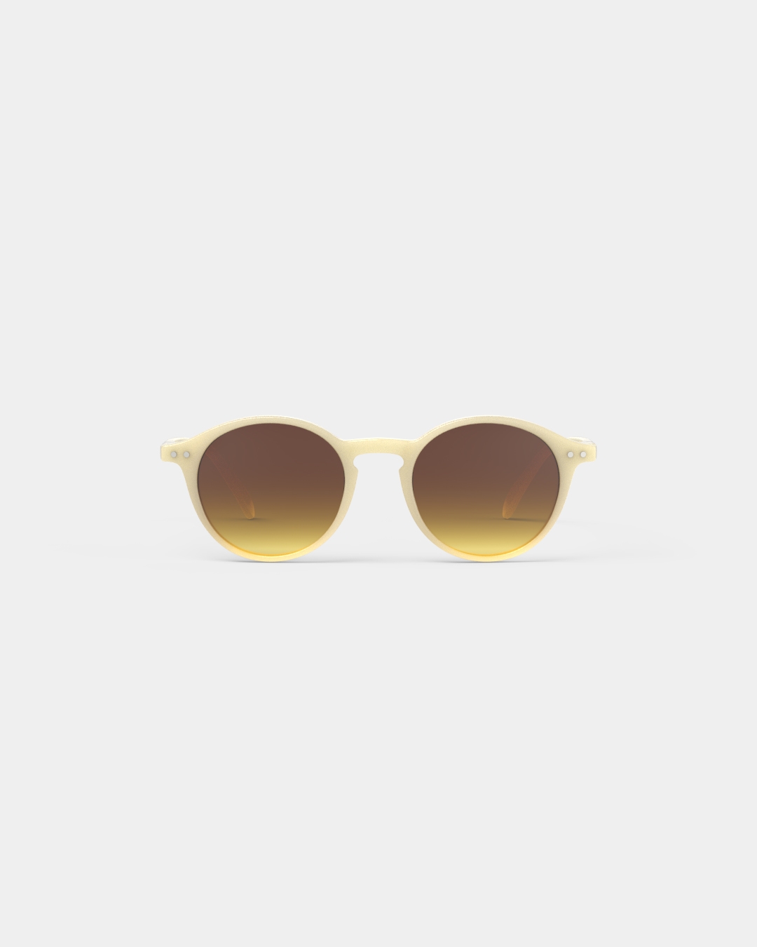 Lunette #D Glossy Ivory Pantos Jaune à la mode - Izipizi