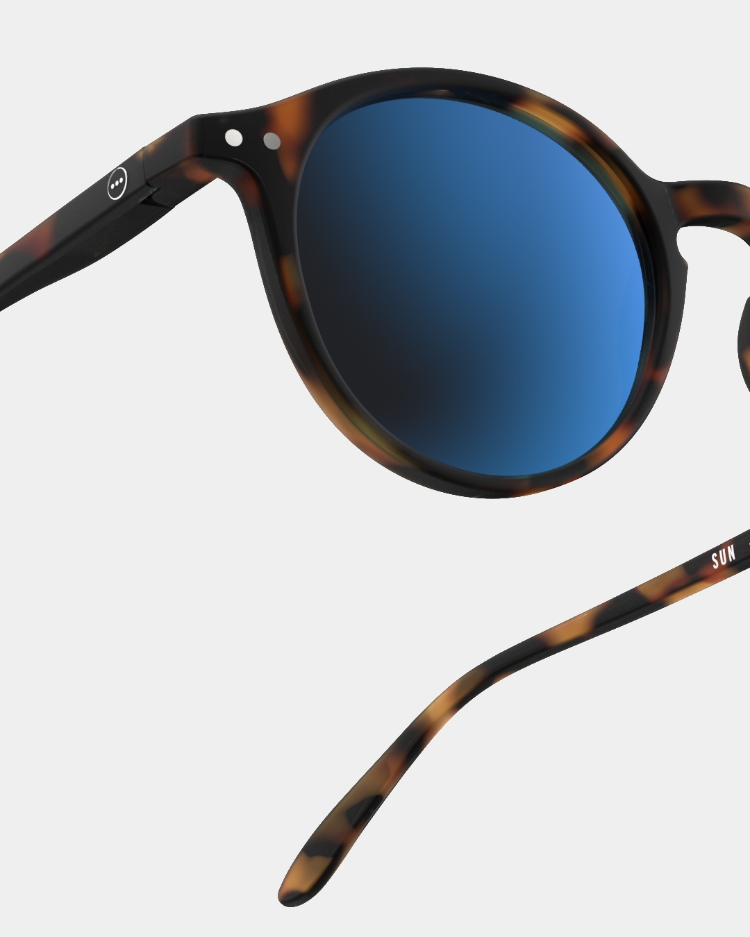 Brille #D Tortoise Mirror Pantos Mehrfarbig und Muster - Izipizi