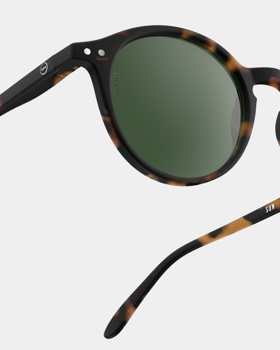 Trendy SUN glasses #D Tortoise Polarized Pantos - Izipizi