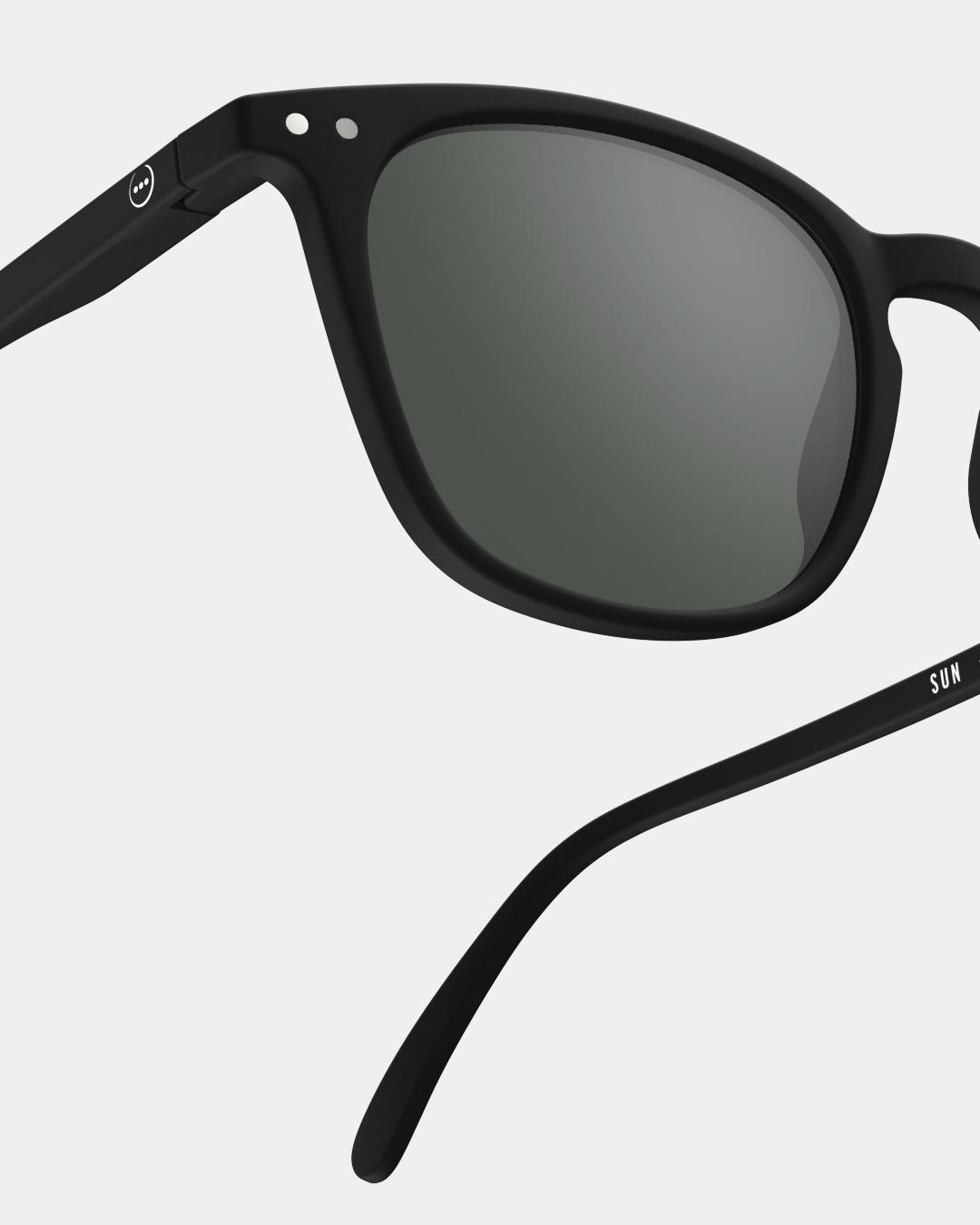 Trendy SUN glasses #E Black Trapeze - Izipizi