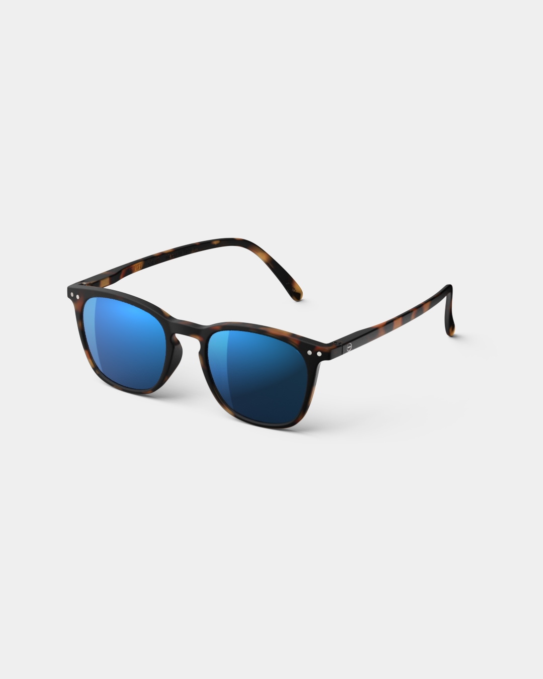 Brille #E Tortoise Mirror Trapezförmige Schwarz - Izipizi