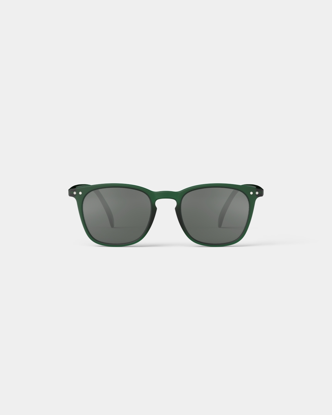 Lunette #E Green Trapèze Noir à la mode - Izipizi