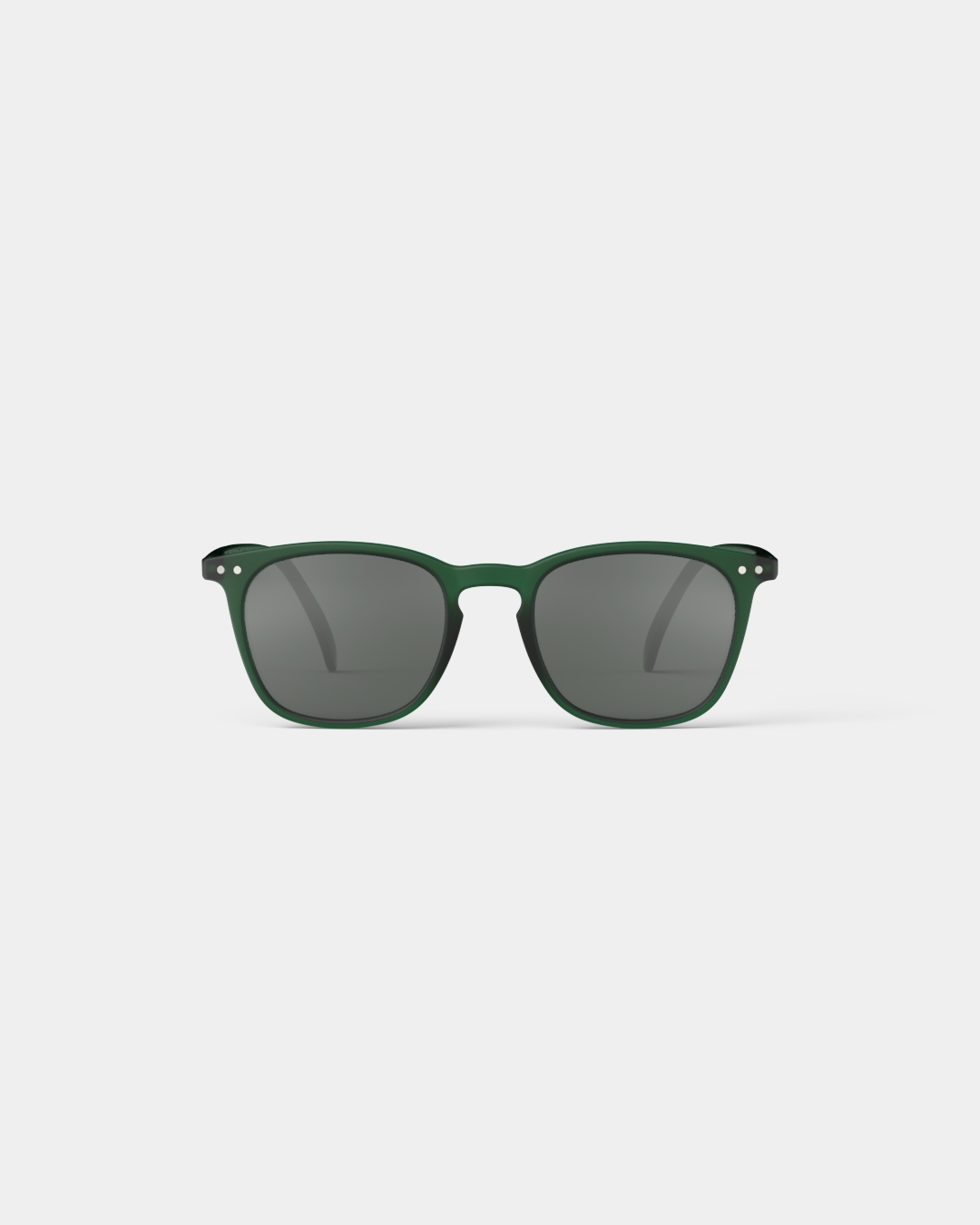 Lunette #E Green Trapèze Noir à la mode - Izipizi