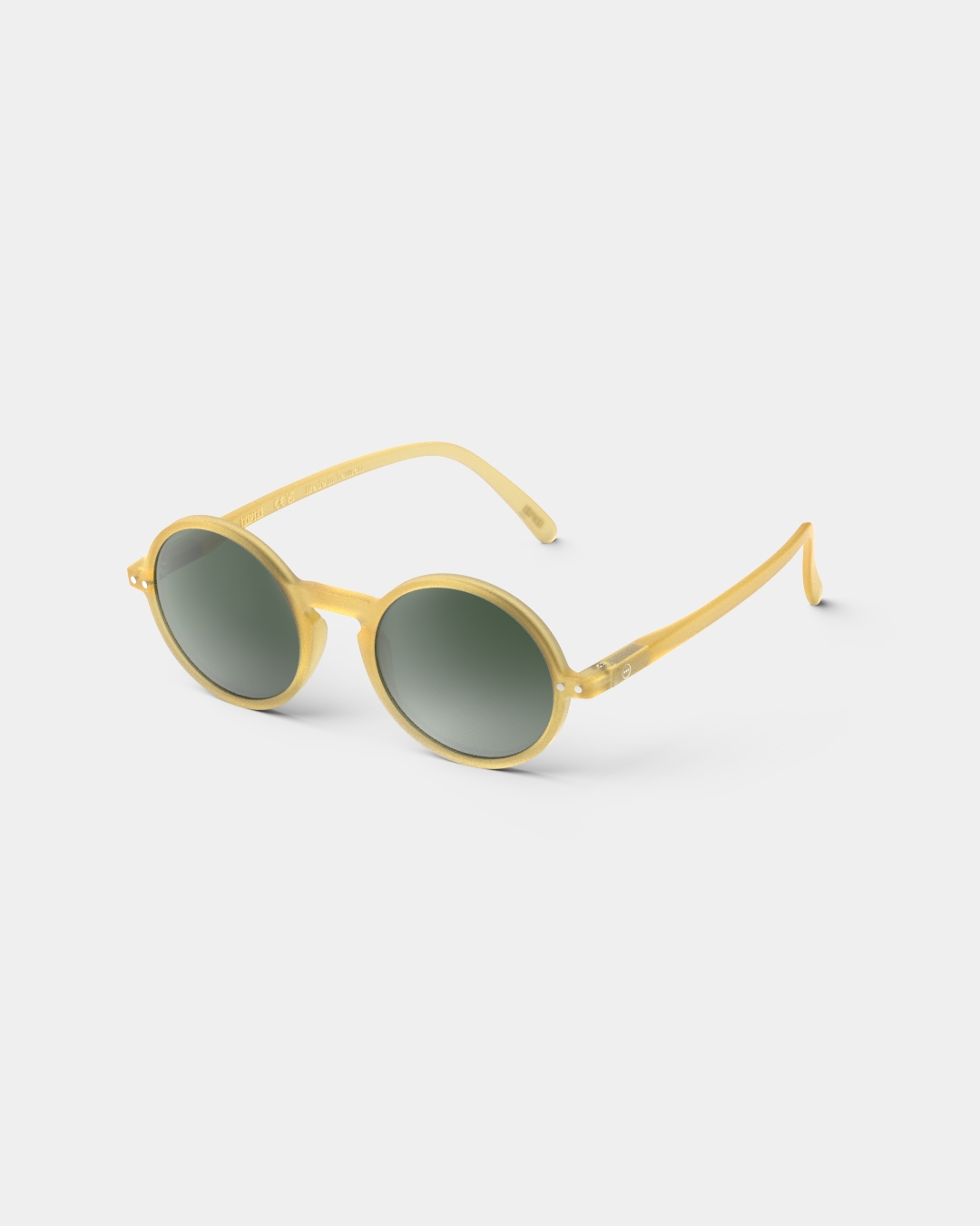 Lunette #G Yellow Honey Ronde Jaune à la mode - Izipizi