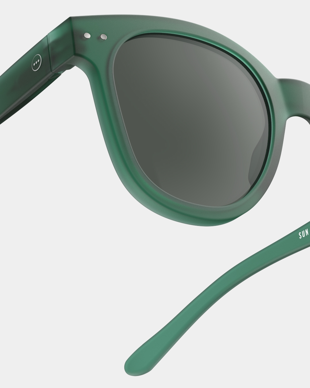 Brille #N Green Trapezförmige Grün - Izipizi