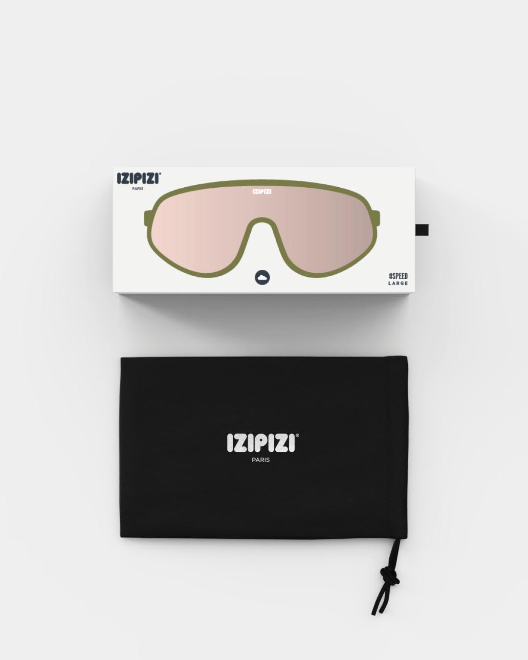 Trendy SPEED glasses #SPEED - Kaki Green Low Light - Izipizi